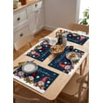 thumbnail image 6 of 4/6 Pcs Christmas Snowflake Gnome Kitchen Placemat Christmas Dining Table r Table Mat Home r Bowl Cup Mat, 6 of 6