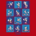 thumbnail image 2 of Mens Sonic the Hedgehog Classic Poses Lightweight Hoodie, 2 of 4