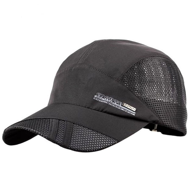 Summer Breathable Mesh Baseball Cap Sport Quick Drying Hats sun hat; sports For Men