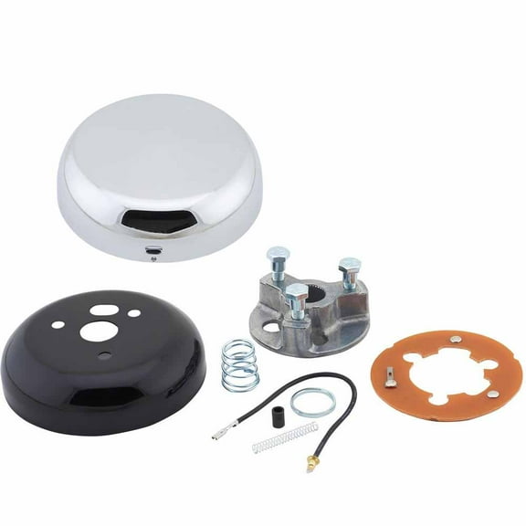 1969-94 GM Steering Wheel Adapater and Chrome Horn Button