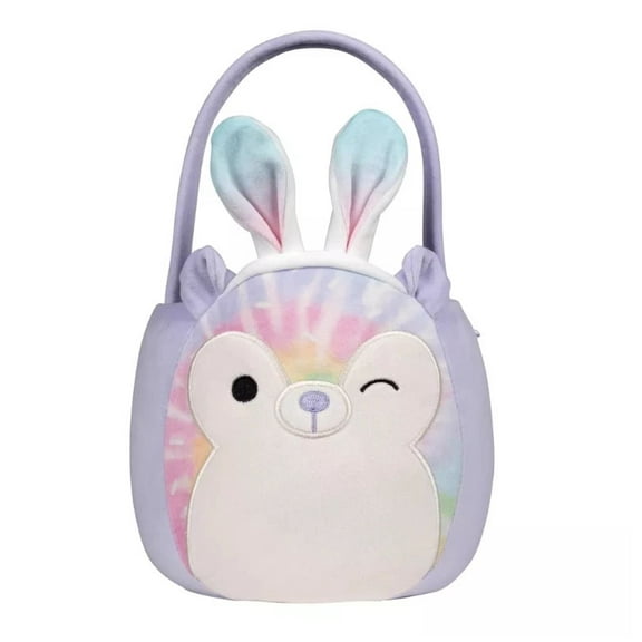 Squishmallows Hedgehog Babette Tie Dye Easter Basket