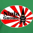 thumbnail image 3 of CafePress - Ninja Gnome Women's V Neck Dark T Shirt - Women's V-Neck Dark T-Shirt, 3 of 4