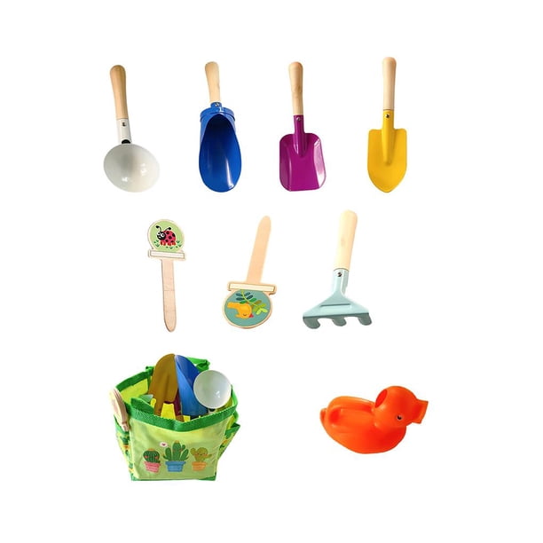 Juego De Bolsa De Herramientas Para Exteriores Con Pala De Arena Para Niños, Juguete De Playa De Nueve Piezas Methold FN002368-00