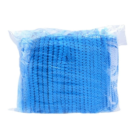 100 Pcs Hair Nets for Women Elastic Work Hat Dust-proof Fluffy