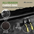 thumbnail image 3 of ARKSEN 43 x 39 x 6 inch Heavy Duty Roof Rack Cargo Carrier w/ 500D PVC Waterproof Cargo Bag, Universal Steel Roof Basket with Extension, 150 LBS Capacity Car Top Luggage Holder for SUV, Truck, Pickup, 3 of 7
