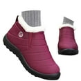 thumbnail image 3 of Xiaoxatg Women's Boots High Top Lined Warm Insulated Comfortable Boots for Cold Weather 10 Purple, 3 of 7