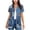 Navy, variant on BaoFuBaoMei Short Sleeve Cardigan Sweaters for Women Plus Size Open Front Cardigan V Neck Midi Length Blouse Plaid Loose Tops with Pockets