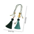 thumbnail image 3 of DELESYS Hanging Car Charm Car Mirror Hanging Accessories, Tassels Rear View Mirror Accessories Car Hanging Ornament, Cute Car Accessories for Women/Men, 3 of 6