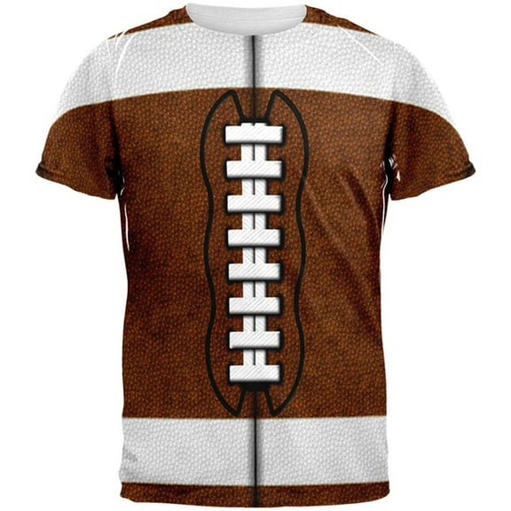 Football Two-Sided Costume All Over T-Shirt - Small