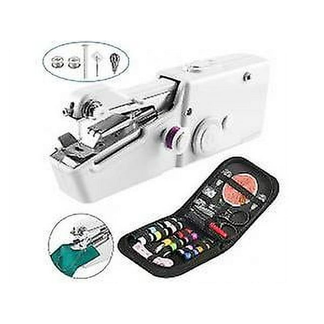 Mini máquina de coser portátil a batería