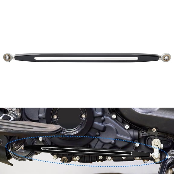 NS 1 Pc 1 Hole Rod Linkage Gear Shifter Powersports Parts Aluminum, Alloy Steel Black For Indian Scouts Hussar Bobber Scout Sixty 2015-2024