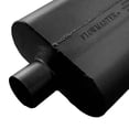thumbnail image 3 of Flowmaster Exhaust Muffler 42542 40 Series Original; Single 2-1/2 Inch Center Inlet; Single 2-1/2 Inch Offset Outlet; 13 Inch Body/19 Inch Overall Length, 3 of 4