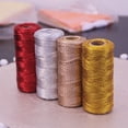 thumbnail image 3 of BUYISI 100M Rope Luxury Thread Wrapping Rope For Jewelry Making Lanyard Cord Diy Green Purple, 3 of 5