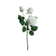 thumbnail image 2 of Rosa artificial de Alicia, 55 cm, adorno decorativo de tela | Rosa de tela realista de plena floración | Colores blanco, rosa y rojo | Decoración para dormitorio, regalo navideño, boda, fiesta,, 2 of 6