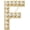 Letter F, variant on Gold-Tone Pearl Letter Brooch Pin for Women – A-Z Initial Design with Faux Pearl Accents, Elegant Lapel Jewelry Gift