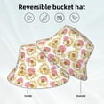thumbnail image 3 of Kll Sunflowers Bucket Hat for Women Men Packable Travel Beach Sun Hat Outdoor Rave Accessories Reflective Fisherman Cap, 3 of 6