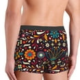 thumbnail image 5 of Kll Colorful Mexican2 Men'S Cotton Boxer Briefs Underwear-Small, 5 of 9