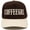 COFFEEGRL - Brown/Beige, variant on Two-Tone Canvas Snapback Baseball Cap - New York (Upside Down) - Pinstripe Navy/Beige