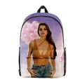 thumbnail image 3 of Brooke Monk Merch Zipper Backpack Fashion Men/Women 3D Print Canvas Bag Oxford Cloth Travel Bag, 3 of 6