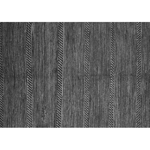 Ahgly Company Indoor Rectangle Abstract Gray Modern Area Rugs, 7' x 9'
