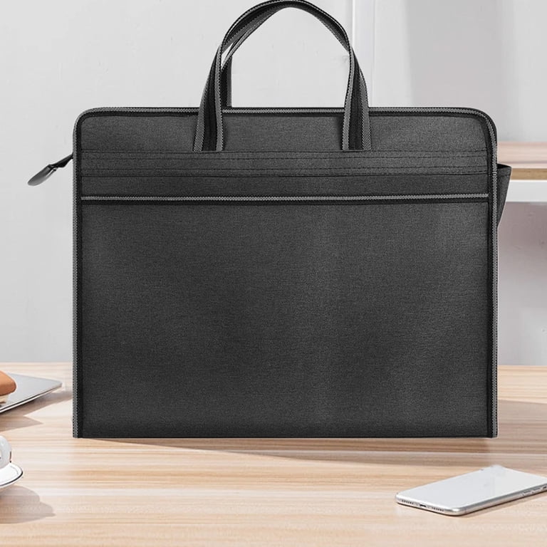 GFHFHITJ Document Bag,Waterproof File Bag with Handle,Portable 