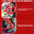 thumbnail image 3 of Llave de Válvula de Doble Extremo para Tuberías de 10 Pulgadas y Ruedas para Válvulas con Capacidad para Tuberías de 1/8 A 1-1/2 Pulgadas para Protegerlas de Daños., 3 of 5