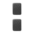 thumbnail image 3 of Speravity Almohadilla impermeable para reposabrazos de coche, consola central, caja de asiento, alfombrilla, cojín, cuero resistente a los Negro 2piezas, 3 of 6