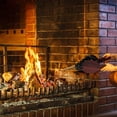 thumbnail image 5 of Fuelle de madera, fuelle de chimenea Fuelle de aire Soplador de chimenea Fuelle de cuero Fuelle de fuego para chimeneas, barbacoa y camping,(Marrón), 5 of 5