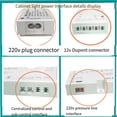 thumbnail image 3 of 12V Wardrobe Led Power Supply 100V-240Vac To 12Vdc Led Transformer With For Jst Port, 3 of 8