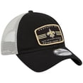 thumbnail image 3 of Men's New Era  Black New Orleans Saints Property Trucker 9TWENTY Adjustable Hat, 3 of 6