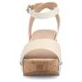 thumbnail image 6 of Journee Women's Vanessa Open Toe Platform Clog Heels, 6 of 9