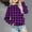 Purple, variant on piuwrlz Sweatshirt for Girls Long Tops Sleeve Printed Hoodie Long Sleeves Without a Hat Sweater Blue Size 5-6 Years