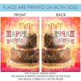 thumbnail image 5 of Toland Home Garden Layer Cake Birthday party Birthday Flag Double Sided 12x18 Inch, 5 of 5
