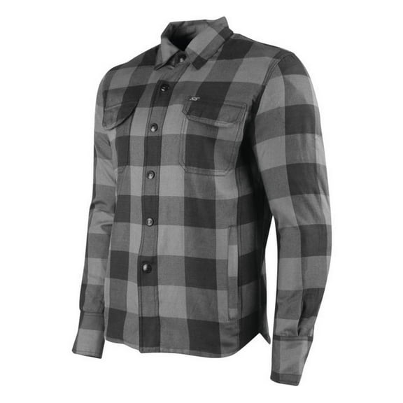 Speed & Strength True Grit Mens Long Sleeve Armored Shirt Gray MD