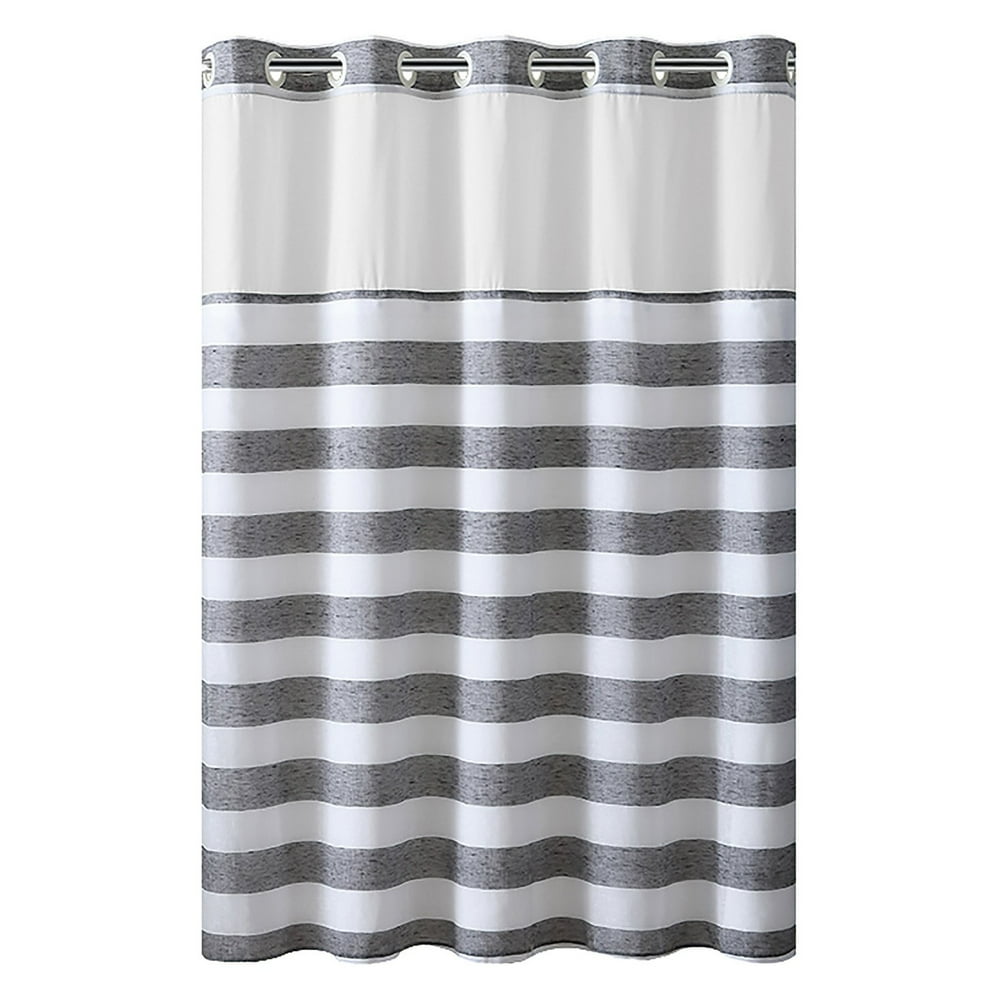 Hookless® Yarndye Stripe Shower Curtain