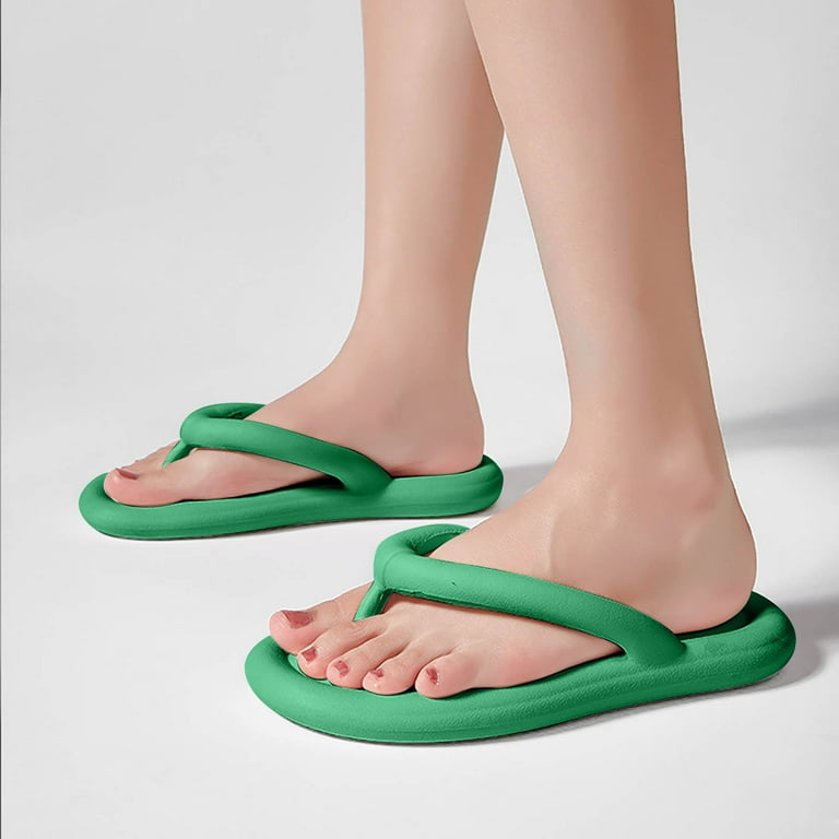 Rubber Slippers Rubber Plastic Shoes Fashion Summer Non-Slip Thick