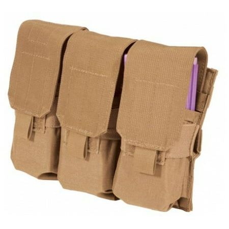 Blackhawk S.T.R.I.K.E. Triple Magazine (Holds 6) Molle C-Tan Pouch - 37CL04CT