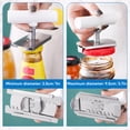 thumbnail image 2 of Inteprter Abrelatas de tapa de acero inoxidable blanco, abrelatas Manual multifuncional, ampliamente utilizado y duradero, fácil Organizadores de utensilios de cocina, 2 of 6