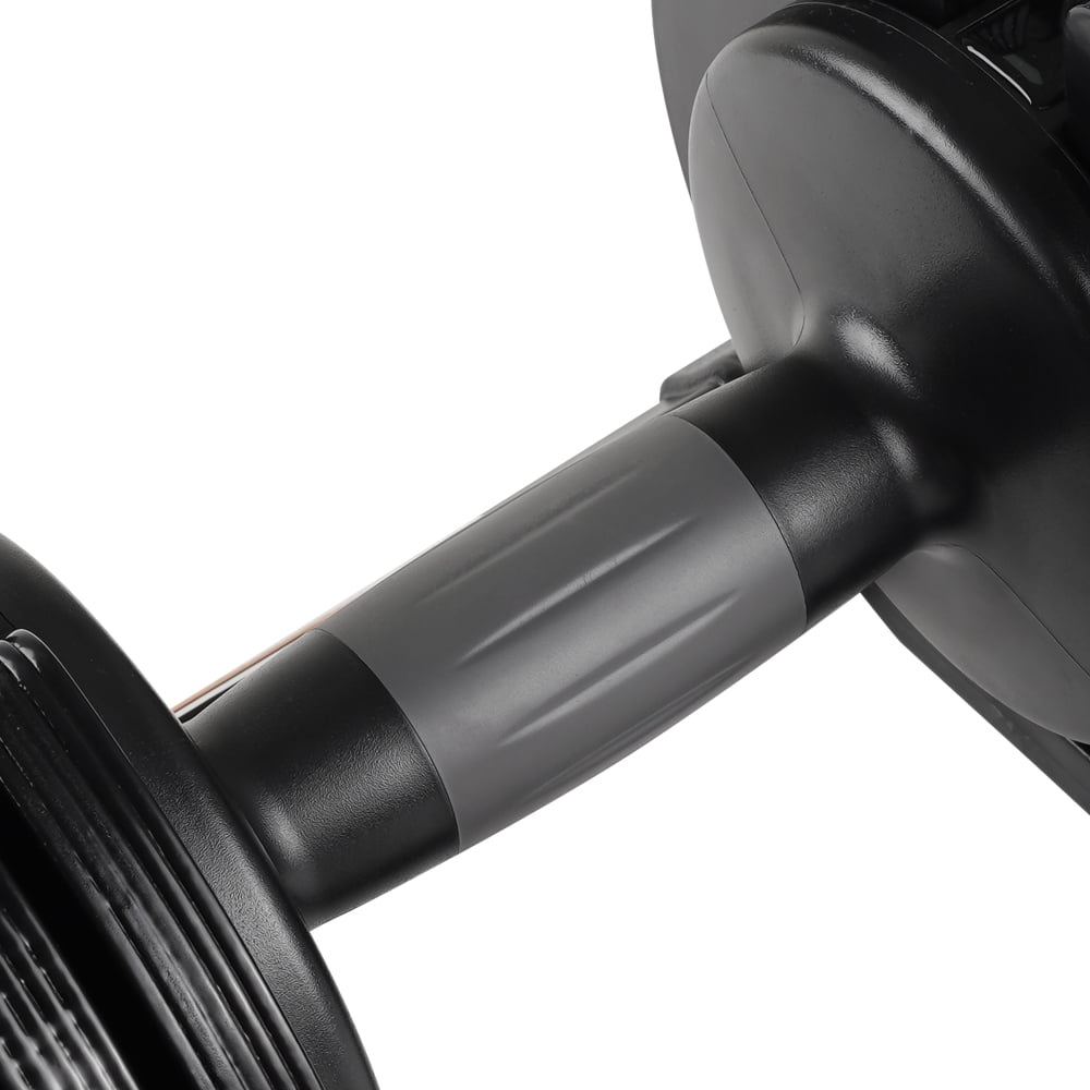 52 lbs Adjustable Dumbbell, Rubber-Coated Steel Weight with 5 Weight Settings, Black, for Home Gym Strength Training