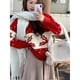 thumbnail image 4 of Jerséis tejidos con cuello redondo para mujer, suéter de manga larga de Jacquard a la moda para otoño e invierno, Tops de punto que combinan con todo, 4 of 5