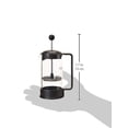 thumbnail image 3 of Cafetera de prensa francesa Bodum Brasil de 12 oz, vidrio de borosilicato de alto calor, negro - Fabricada en Portugal, 3 of 5