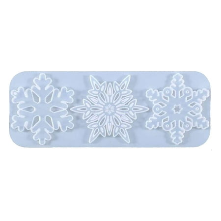 

Christmas Silicone Mold | Mini Snowflake Christmas Silicone Molds | Suitable for Making Candies Cakes Syrups Melted Chocolate Ice Cubes Mini Soaps