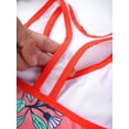 thumbnail image 7 of iEFiEL Girls Floral Tankini Set with Skirt 3pcs Set Swimsuit Bathing Suit,Sizes 4-14 Orange 6, 7 of 7