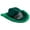 Green, variant on Charmgo Trucker Hat Clearance, Women's Masquerade Party Silver Trimmed Cowboy Hat Silver Trimmed Western Cowboy Hat Bucket Hat Baseball Cap, Sun Hats for Women Hot Pink