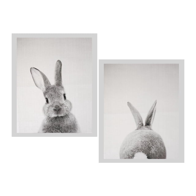 Lienzo de Conejo Perfecl Cuadro decorativo de la pintura 20x25cm