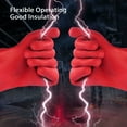 thumbnail image 3 of Guantes Con Aislamiento Eléctrico, Suaves, 10000 V, 1,8 Mm De Grosor, Guantes De Electricista Resistentes Al Corte, Perforación De Goma, 12 Kv, Resistentes A Alto Voltaje Para, 3 of 7