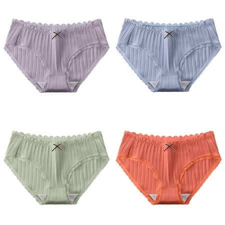 

Womens Briefs Purple for Woman Panty XXL 4 Pack