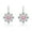 2, variant on Diamond Earrings for Women S925 Silver Needle Flower Earrings Jewelry for Her Birthday Christmas Gift