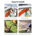 thumbnail image 7 of 4th of July RV Awning Sun Shade Screen 9'X7' 250th Anniversary Mesh Sunscreen Sunflower American Flag Awning Shade Screen with Zipper UV Blocker Completed Kits Outdoor Canopy for RV Motorhome Camper, 7 of 7
