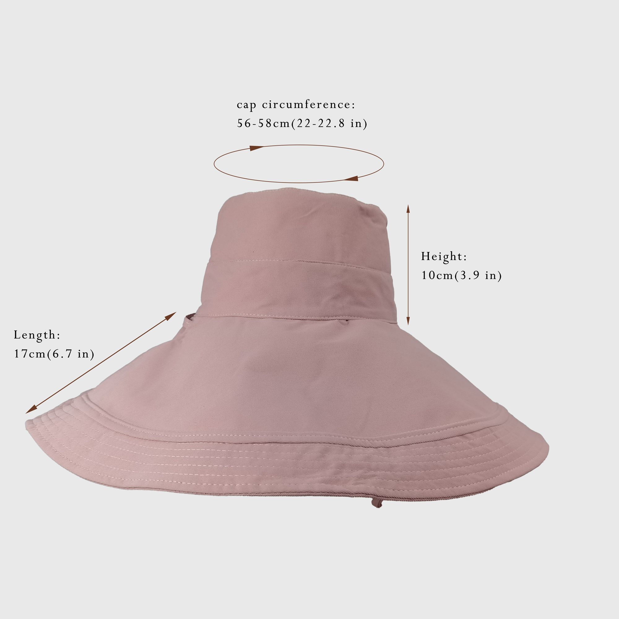 Pink Reversible Sun Hat with Fruit-Print Lining Women main image 2